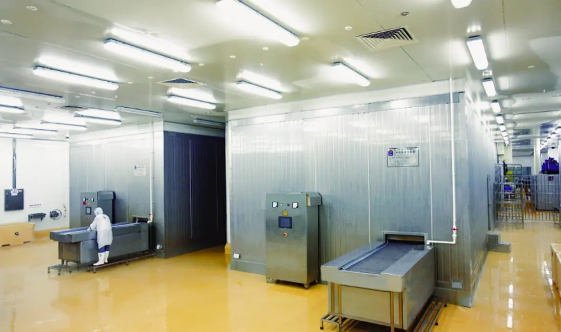 Large Capacity Spiral Freezer Installation